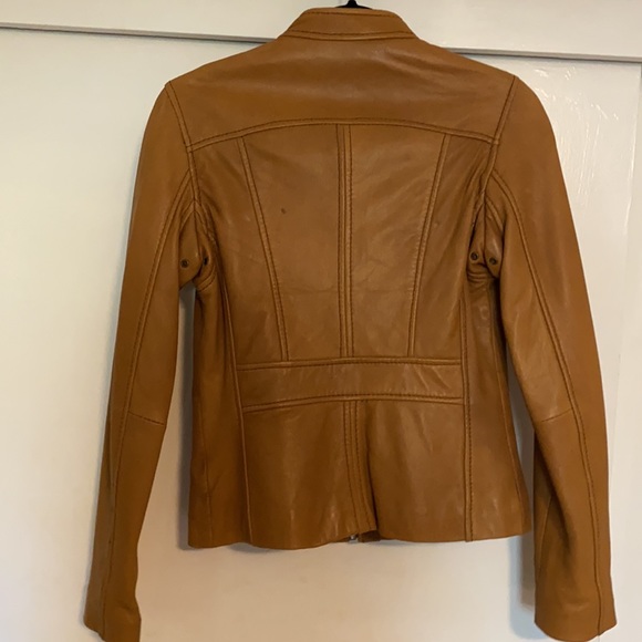 Michael Kors Leather Jacket - Picture 2 of 5